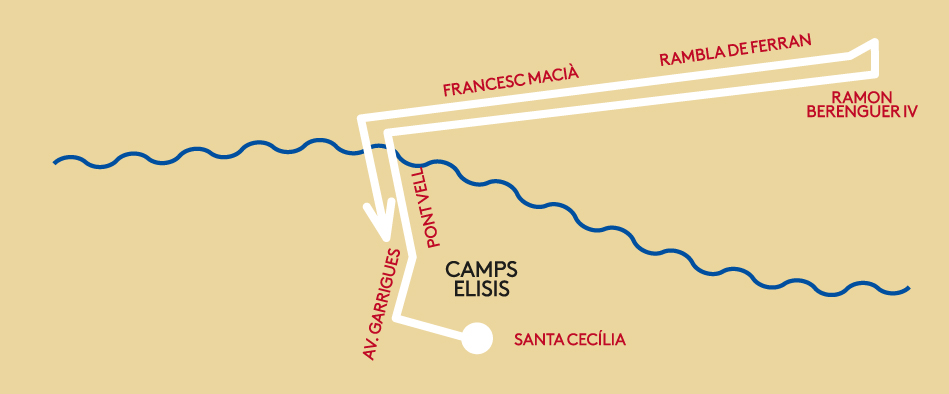 recorregut de la gran rua de carnaval