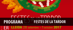 baner programa de les Festes de la Tardor 2017