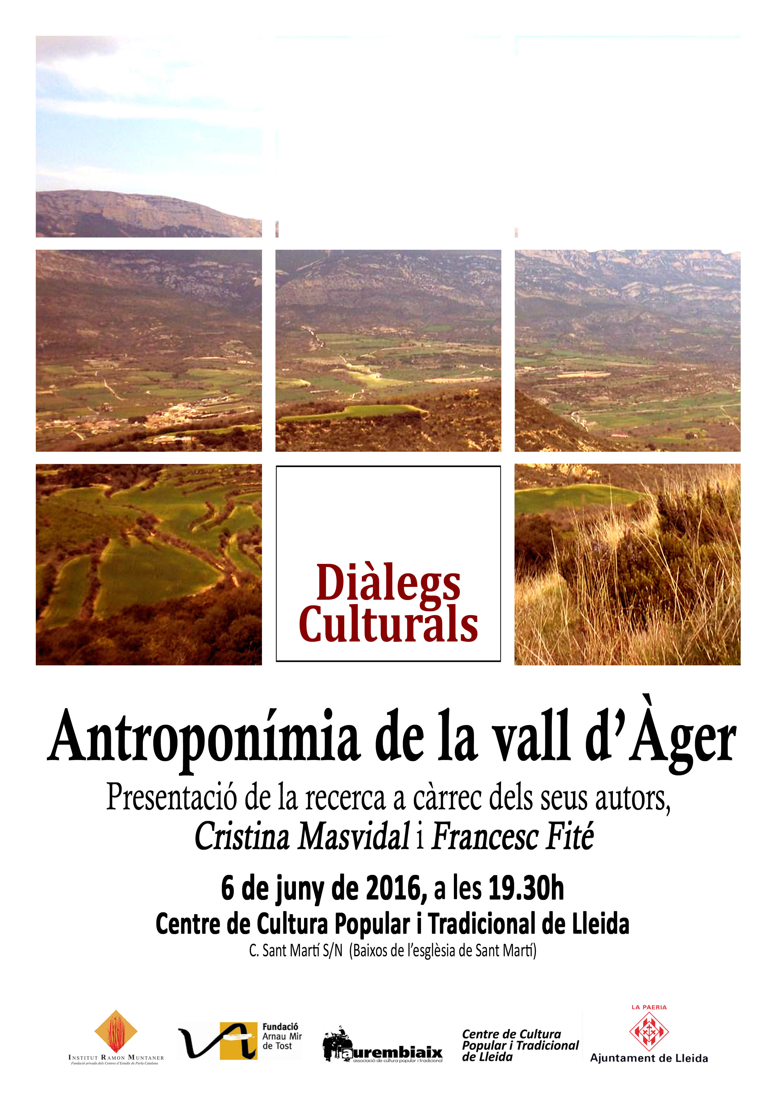 Antroponimia vall Ager