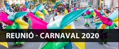 baner reunió carnaval 2020