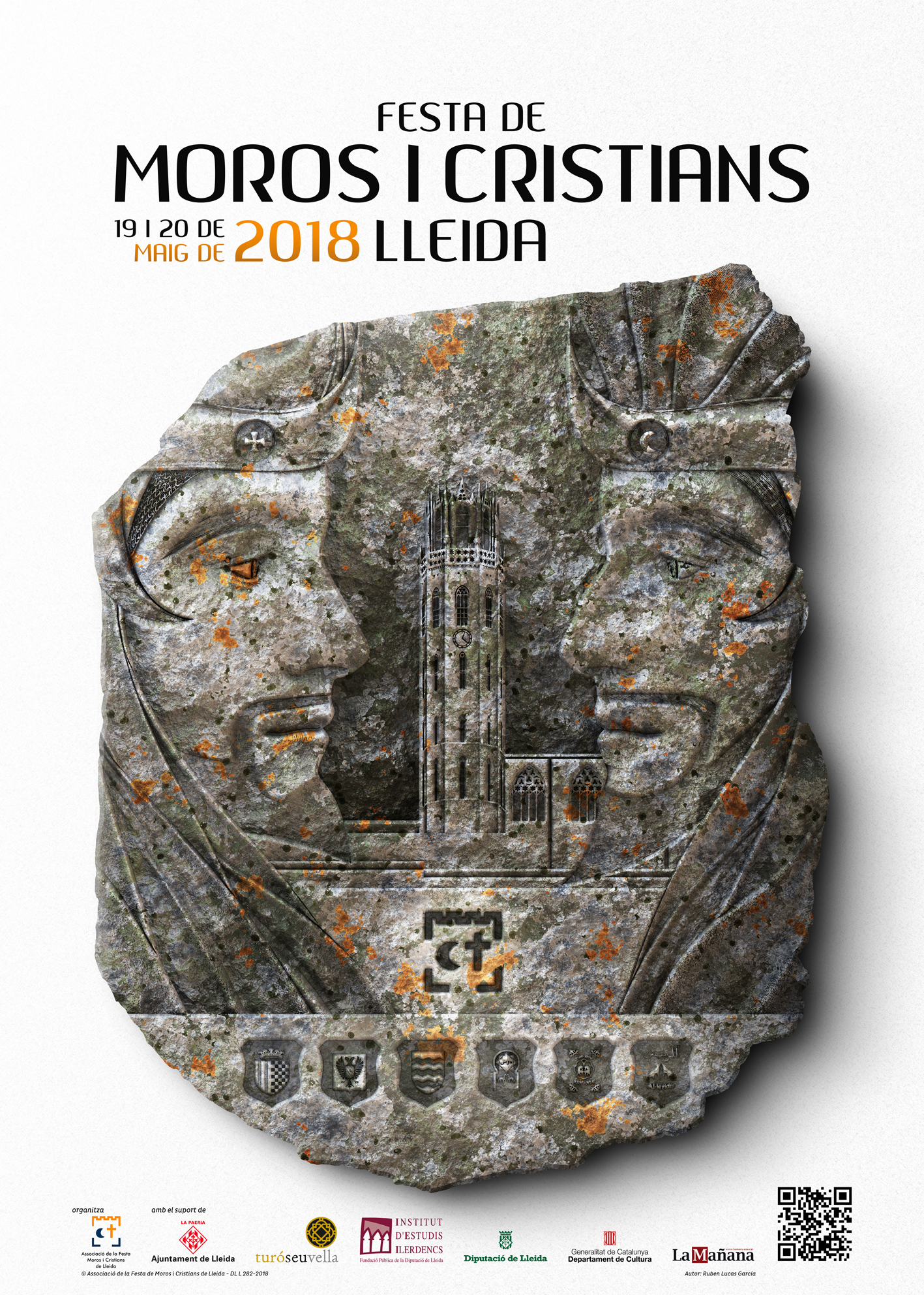 cartell de festa de moros i cristians de Lleida 2018