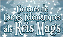 baner del concurs cartes telemàtiques dels Reis Mags 2015