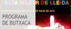banner programa de butxaca Festa Major de Lleida 2016