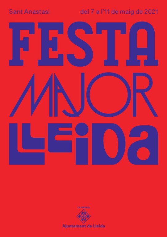 Cartell de la Festa Major de Lleida 2021