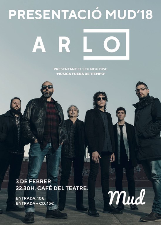 Presentació MUD'18 - CONCERT D'ARLO