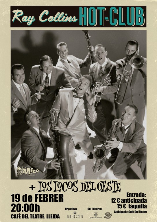RAY COLLINS HOT-CLUB + LOS LOCOS DEL OESTE